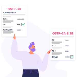 GST 3B RETURN WITH BOOK KEEPING