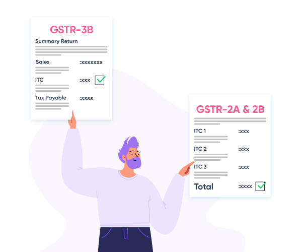 GST 3B RETURN WITH BOOK KEEPING
